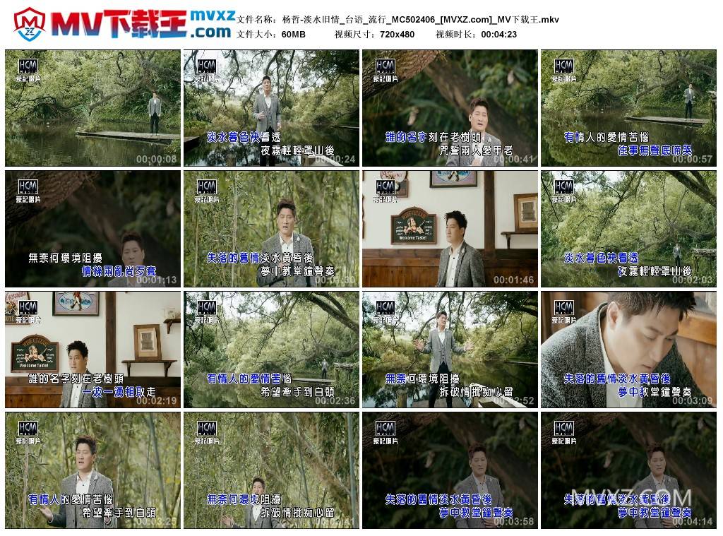 杨哲-淡水旧情_台语_流行_MC502406